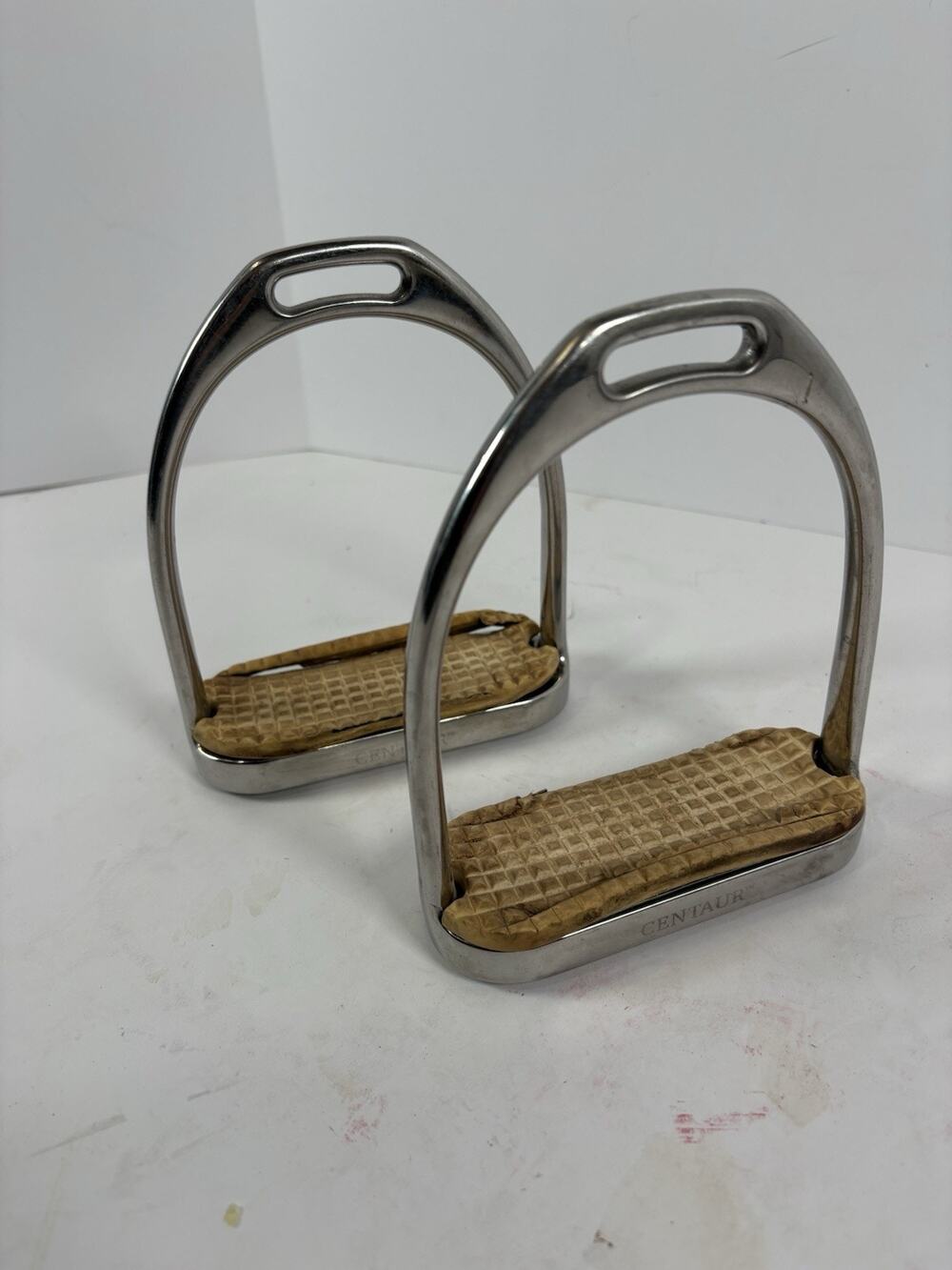 Centaur Fillis Stirrup Irons 4 1/4” Stainless Steel English Horse Riding Pair